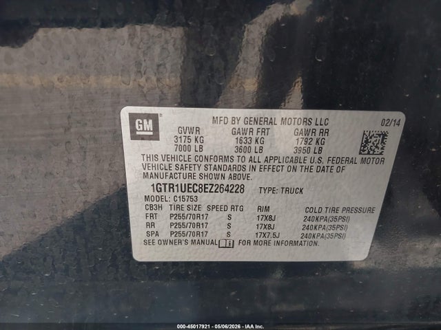 2014 GMC SIERRA 1500 SLE 照片 9