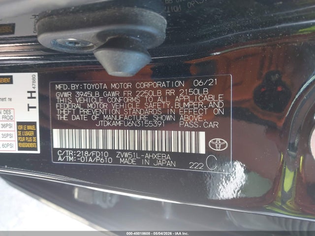 صورة 9 لـ 2022 Toyota PRIUS LE
