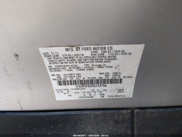 FORD TAURUS LIMITED - 9
