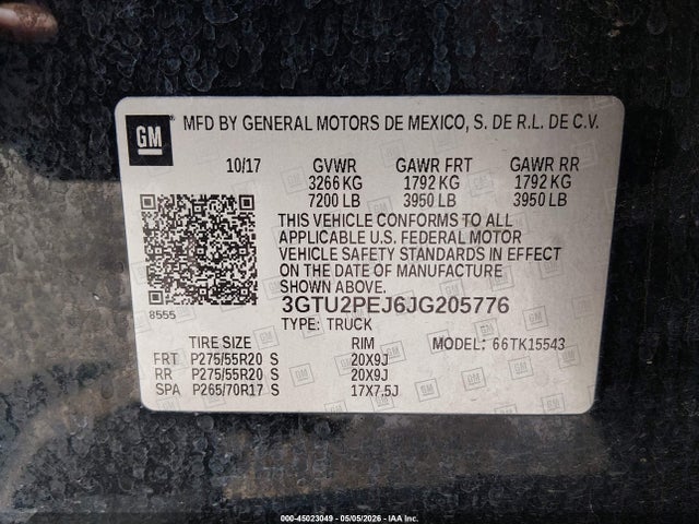 2018 GMC SIERRA 1500 DENALI photo 9