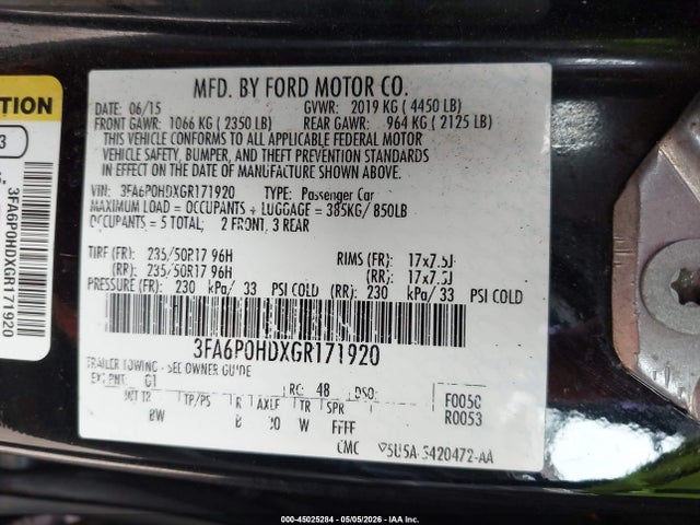 FORD FUSION SE - 9