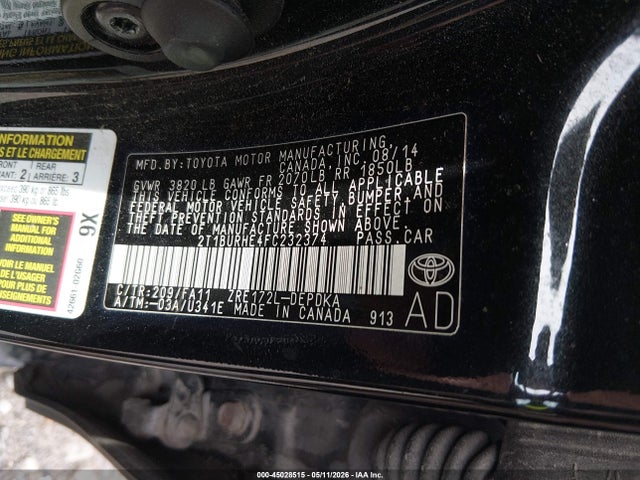 صورة 9 لـ 2015 Toyota COROLLA L