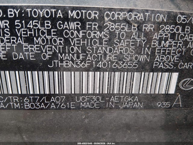 2004 Lexus LS 430 photo 9