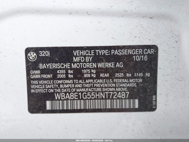 2017 BMW 320I 照片 9