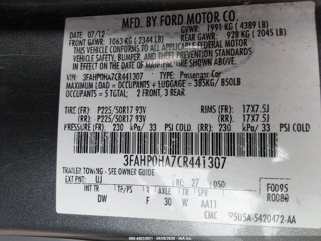 FORD FUSION SE - 9