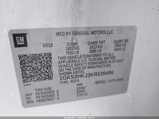 2019 GMC YUKON XL DENALI 9