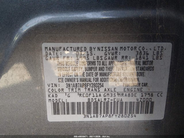 NISSAN SENTRA SR - 9