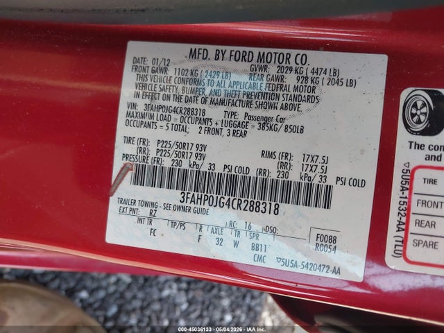 FORD FUSION SEL - 9