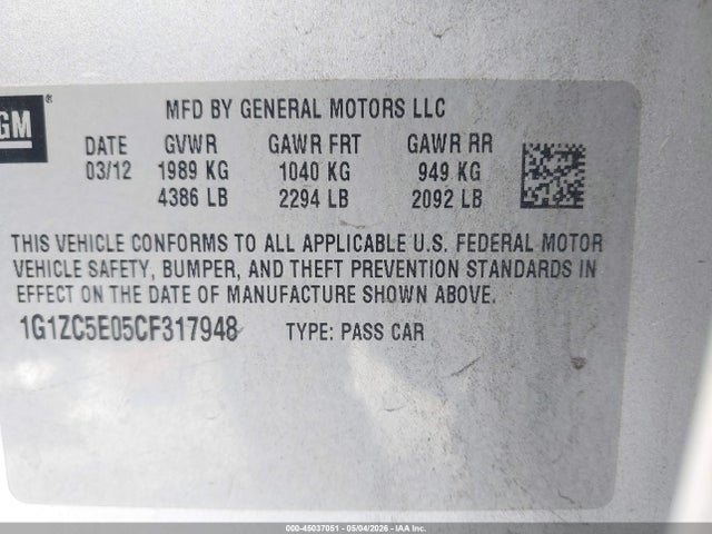 CHEVROLET MALIBU 1LT - 9