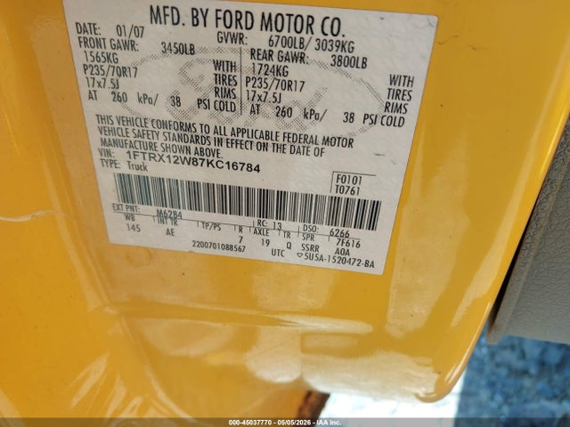 FORD F-150 STX/XL/XLT - 9