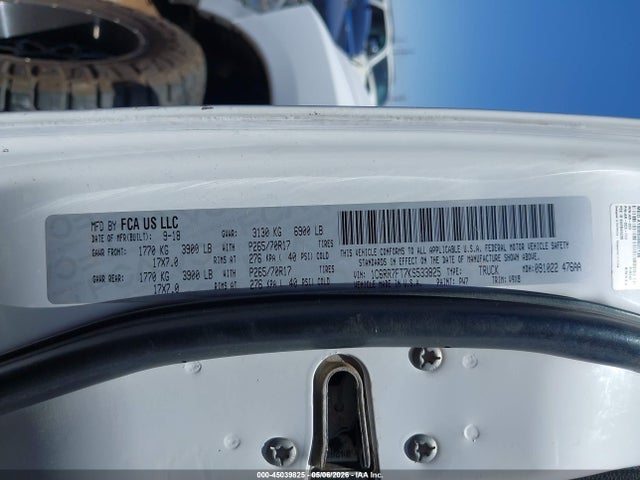 2019 RAM 1500 CLASSIC TRADESMAN 4X4 6'4 BOX photo 9