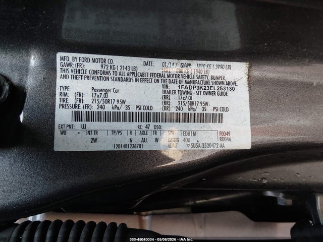 2014 FORD FOCUS SE 照片 9