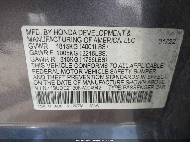 2022 Acura ILX STANDARD 照片 9