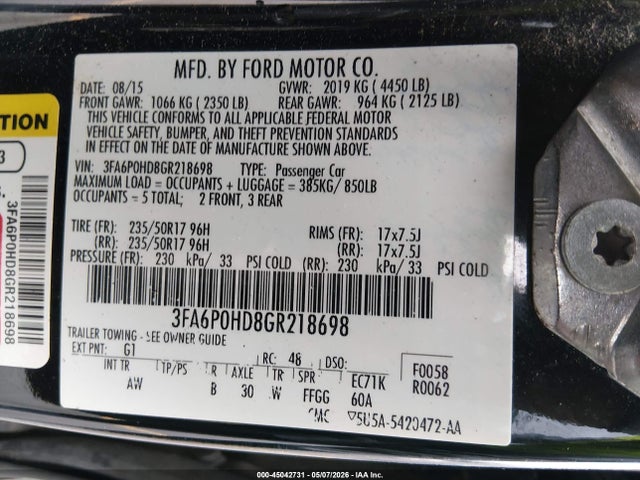 FORD FUSION SE - 9