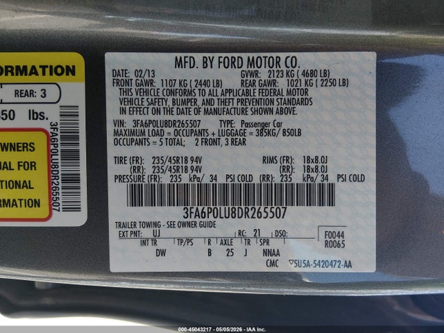 FORD FUSION HYBRID SE - 9