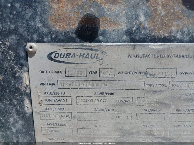2023 DURA HAUL FLATBED TRAILER 9