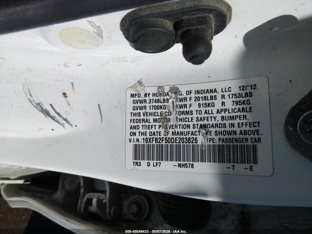 2013 Honda CIVIC LX 照片 9