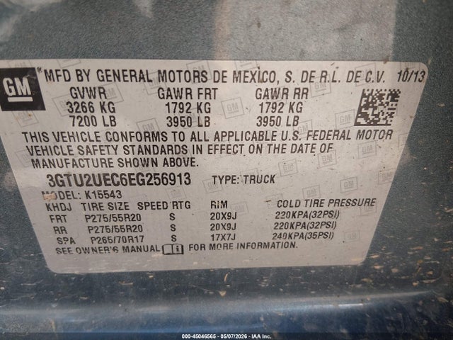 صورة 9 لـ 2014 GMC SIERRA 1500 SLE