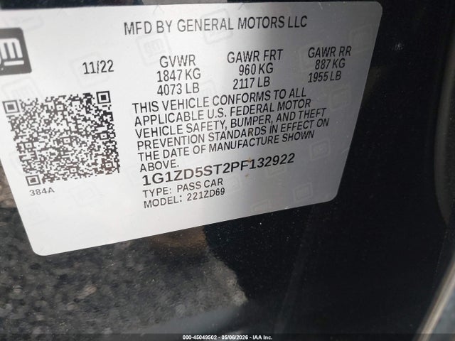 2023 Chevrolet MALIBU FWD 1LT — фото 9