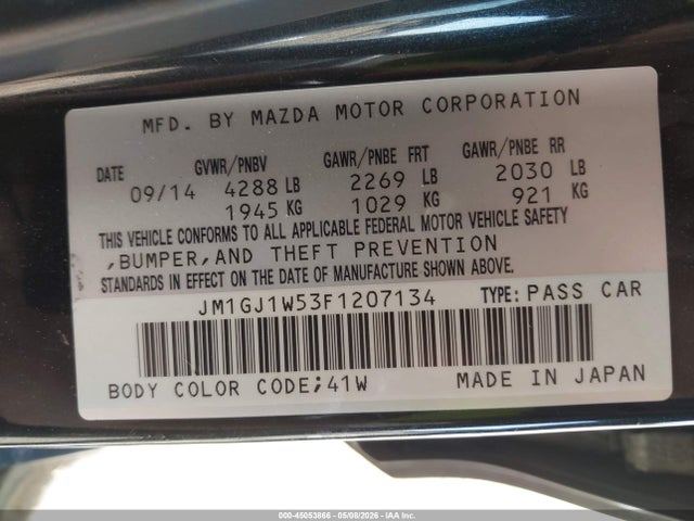 صورة 9 لـ 2015 Mazda MAZDA6 I GRAND TOURING