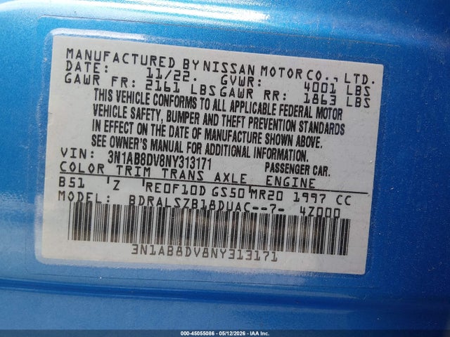 2022 Nissan SENTRA SR XTRONIC CVT — фото 9