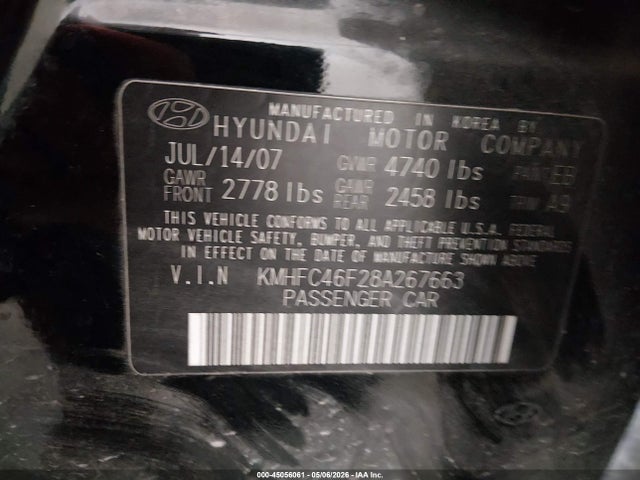 HYUNDAI AZERA LIMITED - 9