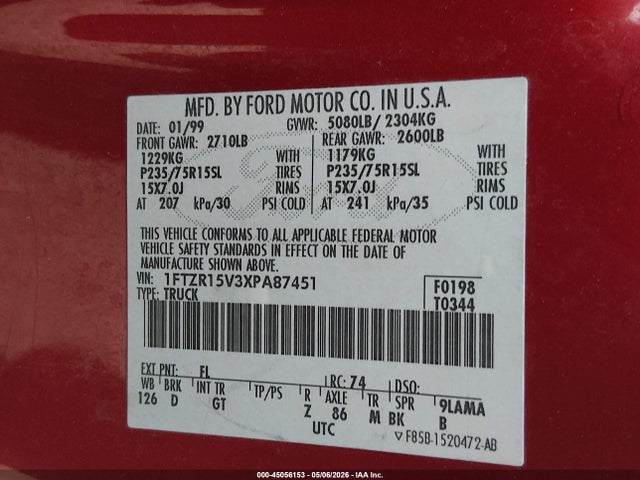 FORD RANGER XL/XLT - 9