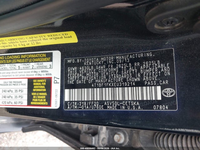 2014 Toyota CAMRY SE thumbnail 9