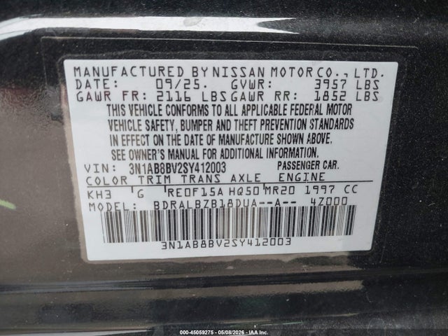 NISSAN SENTRA S - 9