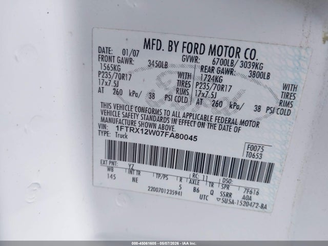 FORD F-150 STX/XL/XLT - 9