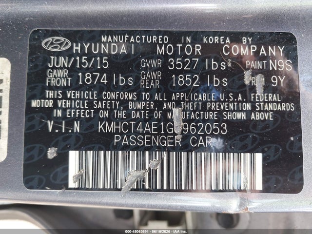 2016 Hyundai ACCENT SE photo 9