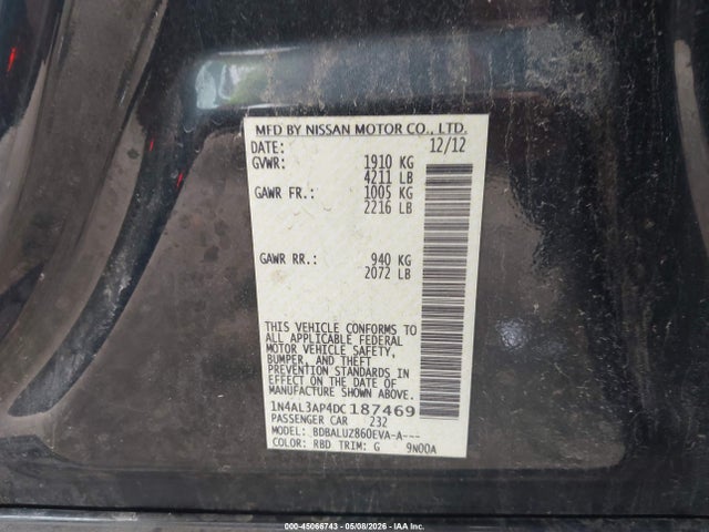 صورة 9 لـ 2013 Nissan ALTIMA 2.5 SV