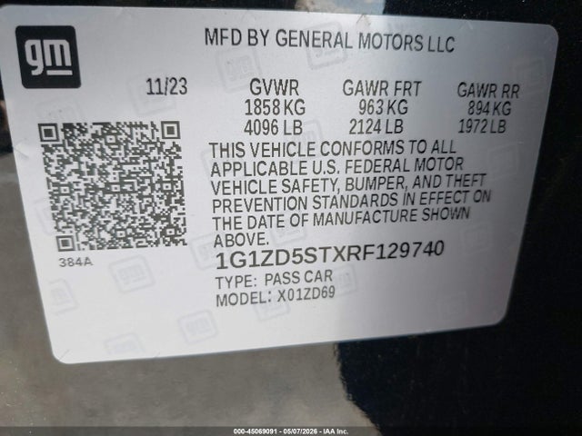 صورة 9 لـ 2024 Chevrolet MALIBU FWD 1LT