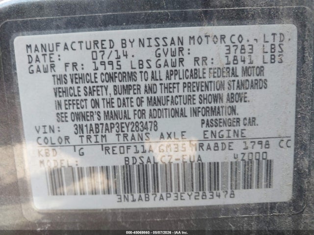 NISSAN SENTRA S - 9
