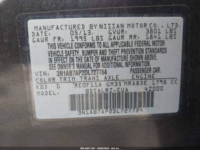صورة 9 لـ 2013 Nissan SENTRA SR