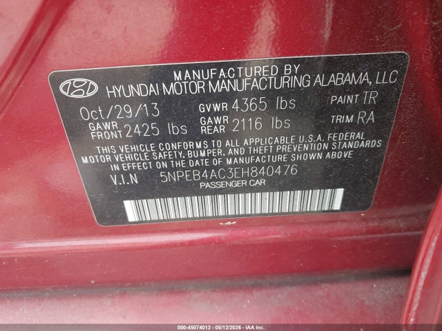 صورة 9 لـ 2014 Hyundai SONATA GLS