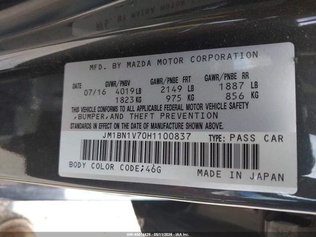 2017 Mazda MAZDA3 TOURING 照片 9