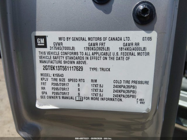 2006 GMC SIERRA 1500 SLT 照片 9