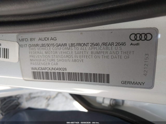 صورة 9 لـ 2018 AUDI A6 2.0T PREMIUM/2.0T SPORT