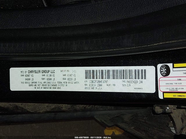 2011 Chrysler 200 LIMITED 照片 9
