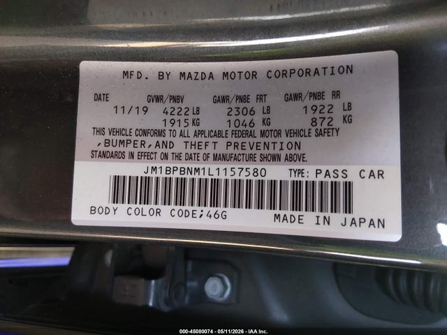 2020 Mazda MAZDA3 PREMIUM PACKAGE 照片 9