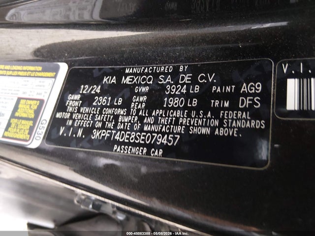 2025 KIA K4 LX photo 9