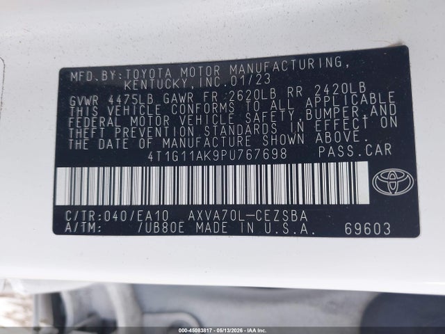 2023 Toyota CAMRY SE photo 9