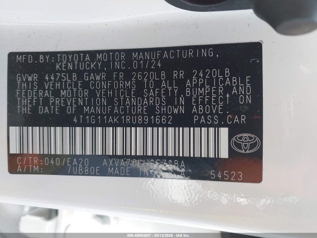 صورة 9 لـ 2024 Toyota CAMRY SE
