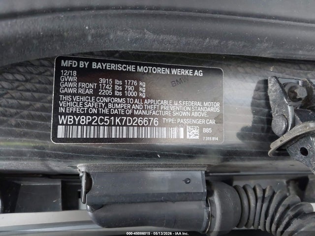 2019 BMW I3 120AH 9