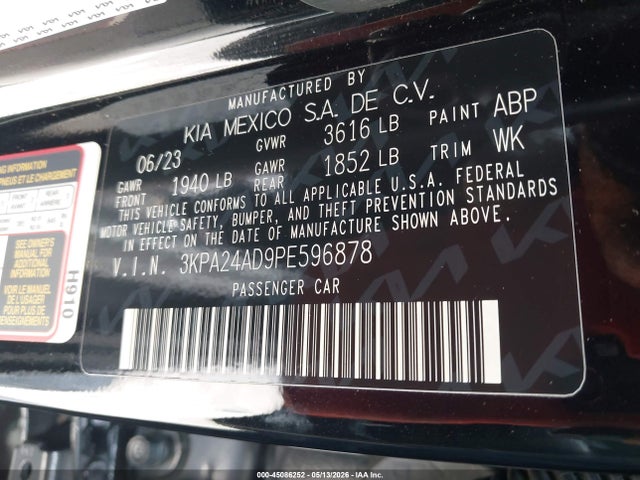 2023 KIA RIO LX 照片 9