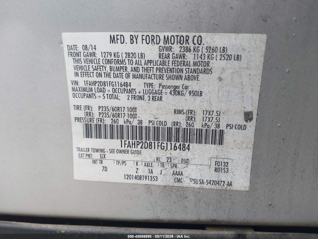 FORD TAURUS SE - 9