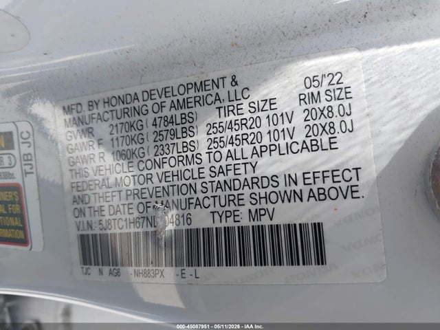 2022 ACURA RDX A-SPEC PACKAGE 9
