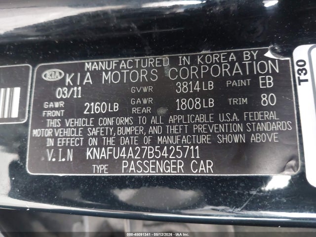 صورة مصغرة 9 لـ 2011 KIA FORTE EX