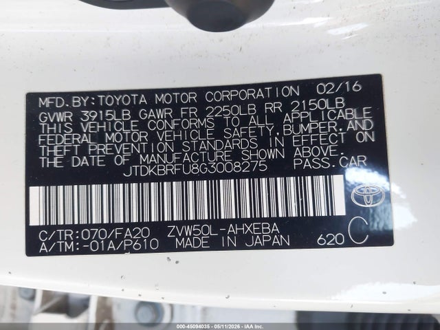 2016 Toyota PRIUS TWO 照片 9